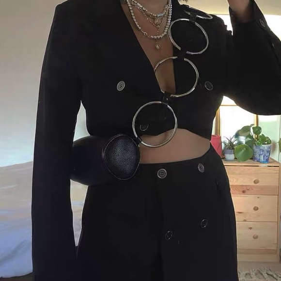 Handbags - Silver chain crossbody mini bag